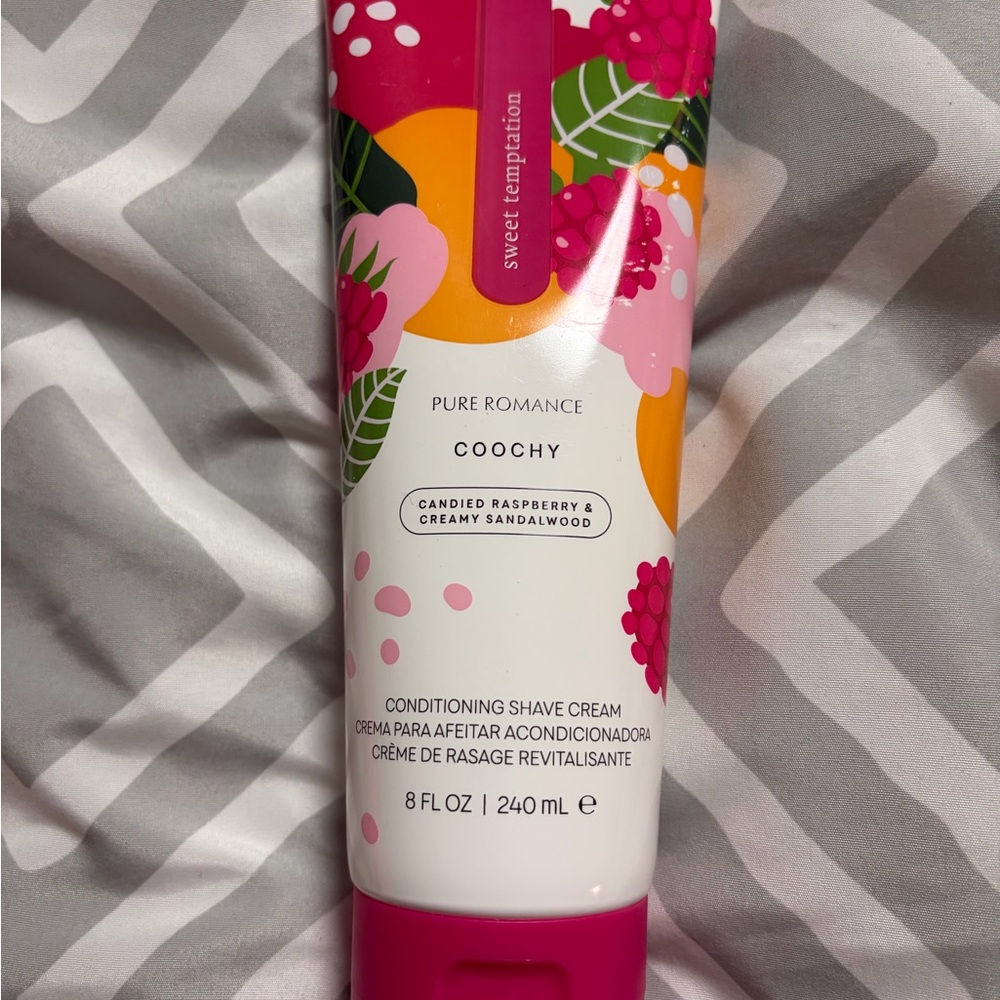 Pure Romance Coochy Shave Cream - Raspberry & Sandalwood